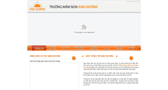 Desktop Screenshot of mamnonanhduong.net